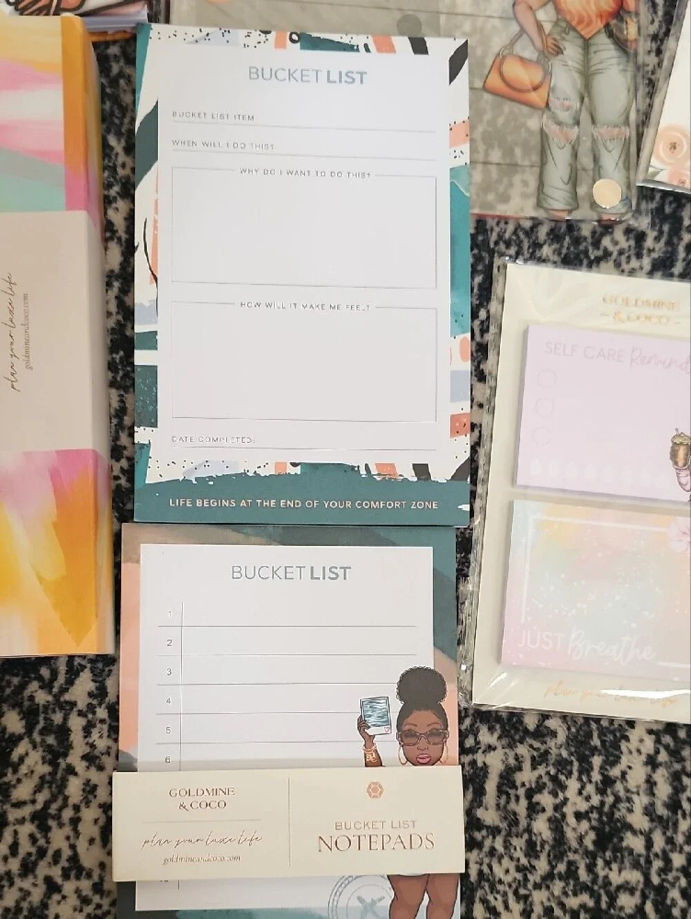 NWT Home Office Planner Set — Peyton Goldmine & Coco